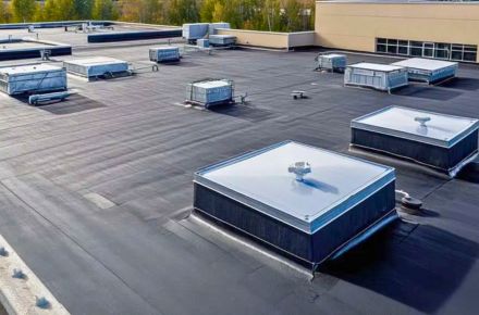 commercial roofing section image